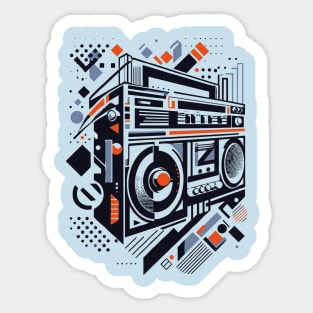 Abstract Ghetto1 Sticker